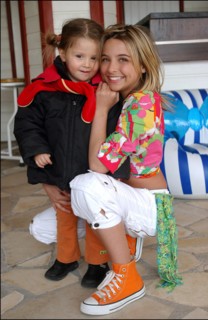 04/09/2003. EXCLUSIVE: French teen Pop Star Priscilla on the shooting of her latest music video "Tchouk Tchouk" on La Pinede Beach, Antibes.
