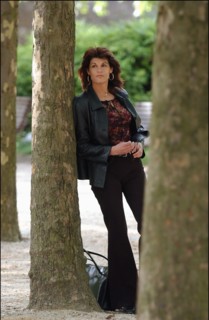 04/30/2003. EXCLUSIVE Mireille Calmel, French writer