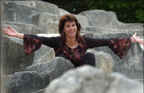 04/30/2003. EXCLUSIVE Mireille Calmel, French writer