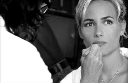 05/00/2003. The private side of stars during the 56th Cannes Film Festival.