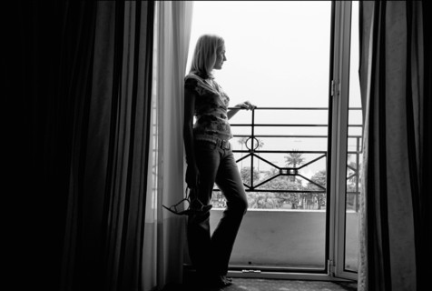 05/00/2003. The private side of stars during the 56th Cannes Film Festival.