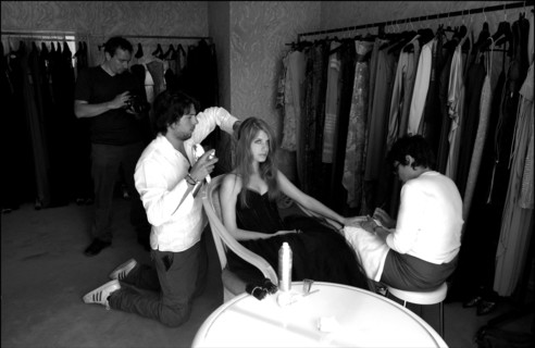 05/00/2003. The private side of stars during the 56th Cannes Film Festival.