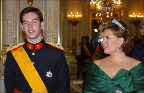 06/23/2003. Grand Duchy of Luxembourg celebrates National Day: reception at the "Grand Palais"