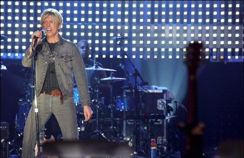 David Bowie sur le plateau de Trafic Musique sur France 2