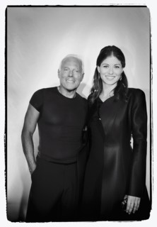 09/00/2003. **EXCLUSIVE** Giorgio Armani receives first the "Rodeo Drive Walk of Style" prize