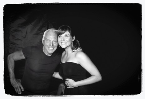 09/00/2003. **EXCLUSIVE** Giorgio Armani receives first the "Rodeo Drive Walk of Style" prize