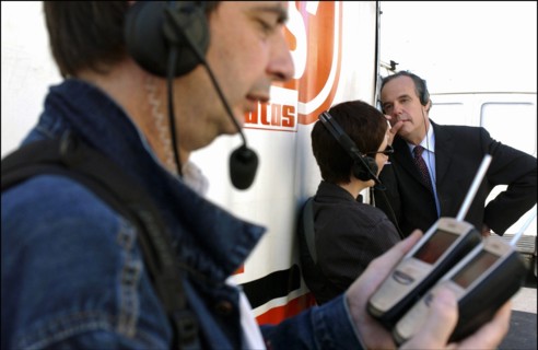 10/00/2003. Frederic Mitterrand, programs director of French-speaking channel TV5.