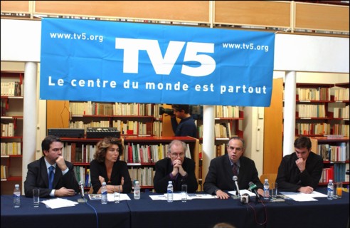 10/00/2003. Frederic Mitterrand, programs director of French-speaking channel TV5.
