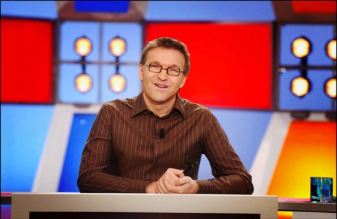 11/10/2003. Tv show "On a tout essaye" with Laurent Ruquier.