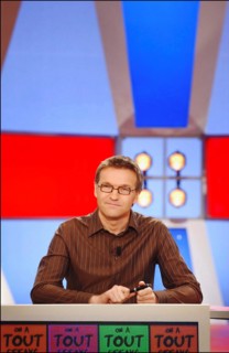 11/10/2003. Tv show "On a tout essaye" with Laurent Ruquier.