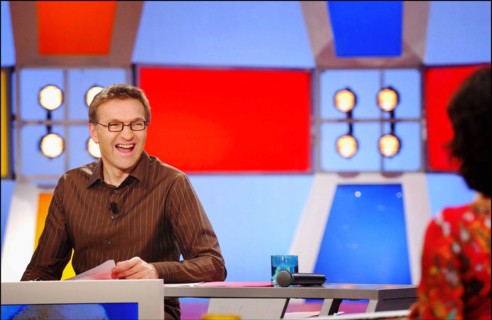 11/10/2003. Tv show "On a tout essaye" with Laurent Ruquier.