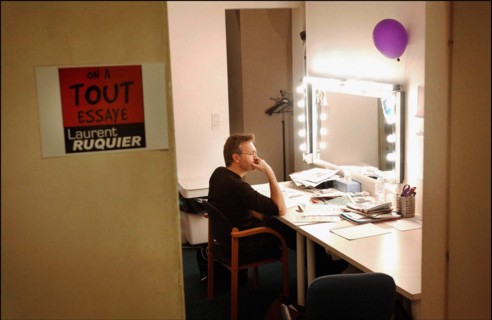 11/10/2003. Tv show "On a tout essaye" with Laurent Ruquier.