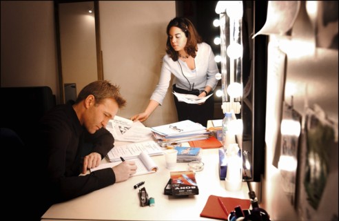 11/10/2003. Tv show "On a tout essaye" with Laurent Ruquier.