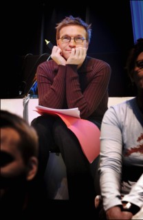 11/10/2003. Tv show "On a tout essaye" with Laurent Ruquier.