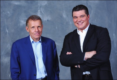 01/10/2004. EXCLUSIVE. France's 50 favorite celebs star in Michel Drucker's TV show "Vos Francais de coeur"