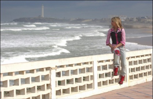 01/00/2004. French singer Priscilla shooting her new clip