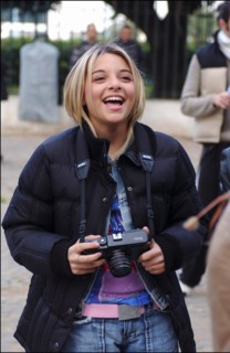 01/00/2004. French singer Priscilla shooting her new clip