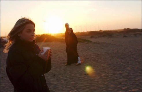 01/00/2004. French singer Priscilla shooting her new clip