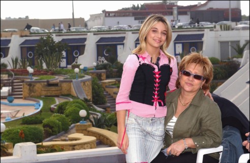 01/00/2004. French singer Priscilla shooting her new clip