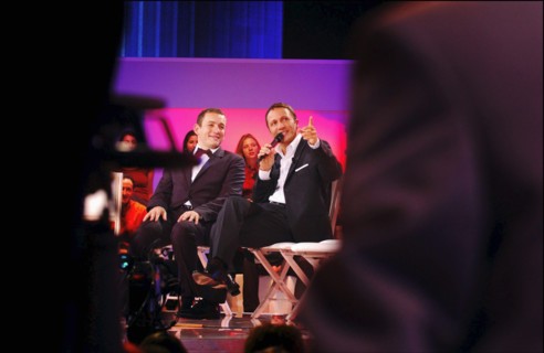 02/07/2004. Exclusive: Rehearsal for the Recording of "120 minutes de bonheur special humour" TV Show presented by Arthur.