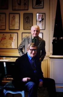 03/00/2004. Legendary fashion designer Yves Saint Laurent opens a museum dedicated to his past work