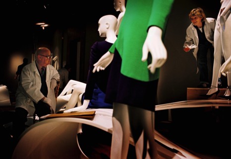 03/00/2004. Legendary fashion designer Yves Saint Laurent opens a museum dedicated to his past work