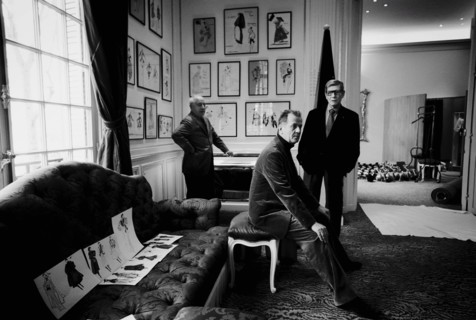 03/00/2004. Legendary fashion designer Yves Saint Laurent opens a museum dedicated to his past work