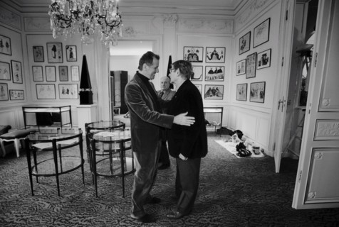 03/00/2004. Legendary fashion designer Yves Saint Laurent opens a museum dedicated to his past work