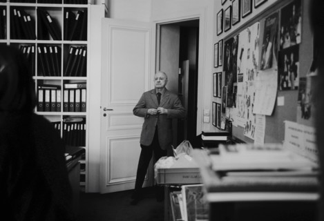 03/00/2004. Legendary fashion designer Yves Saint Laurent opens a museum dedicated to his past work