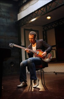 03/00/2004.  Close-up of French singer Calogero;