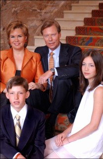 04/18/2004. EXCLUSIVE. The Grand Ducal family of Luxembourg celebrates the birthdays of Grand Duke Henri and his son Prince Sebastien.