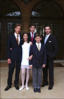 04/18/2004. EXCLUSIVE. The Grand Ducal family of Luxembourg celebrates the birthdays of Grand Duke Henri and his son Prince Sebastien.