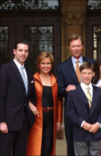 04/18/2004. EXCLUSIVE. The Grand Ducal family of Luxembourg celebrates the birthdays of Grand Duke Henri and his son Prince Sebastien.