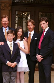 04/18/2004. EXCLUSIVE. The Grand Ducal family of Luxembourg celebrates the birthdays of Grand Duke Henri and his son Prince Sebastien.