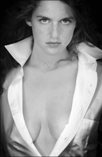 08/05/2004. Close-up of Camille Bardery, actress.