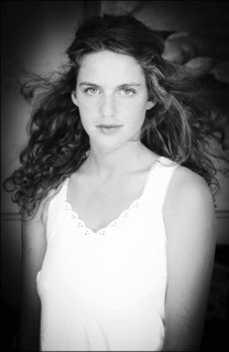 08/05/2004. Close-up of Camille Bardery, actress.