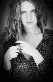08/05/2004. Close-up of Camille Bardery, actress.