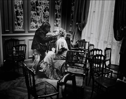 11/00/2005. Tournage "Un fil à la patte" de Michel DEVILLE