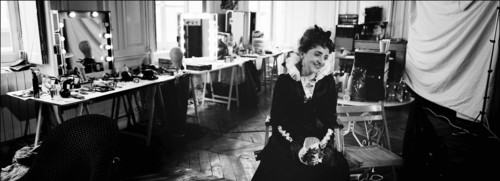 11/00/2005. Tournage "Un fil à la patte" de Michel DEVILLE