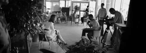 05/13/2005. 58th Cannes film festival - Behind the Scene.