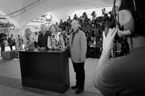 05/13/2005. 58th Cannes film festival - Behind the Scene.