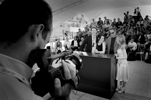 05/13/2005. 58th Cannes film festival - Behind the Scene.