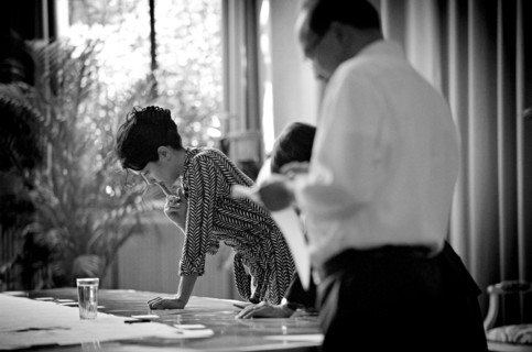 05/13/2005. 58th Cannes film festival - Behind the Scene.