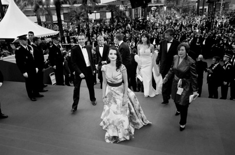 05/21/2005. 58th Cannes film festival - Behind the scenes.