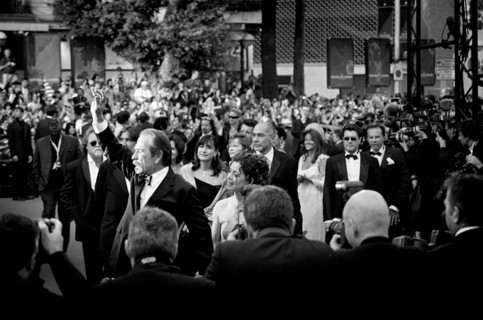 05/21/2005. 58th Cannes film festival - Behind the scenes.