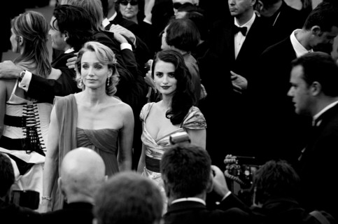 05/21/2005. 58th Cannes film festival - Behind the scenes.