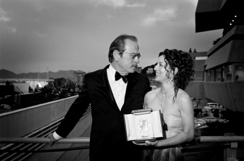 05/21/2005. 58th Cannes film festival - Behind the scenes.