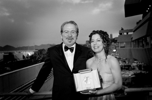 05/21/2005. 58th Cannes film festival - Behind the scenes.