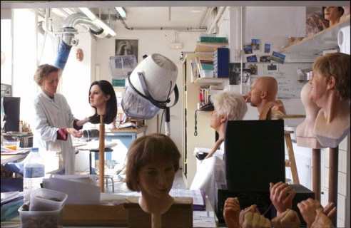 04/21/2005. EXCLUSIVE. Monica Bellucci's wax likeness to join celebs at the Musee Grevin.