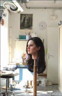 04/21/2005. EXCLUSIVE. Monica Bellucci's wax likeness to join celebs at the Musee Grevin.